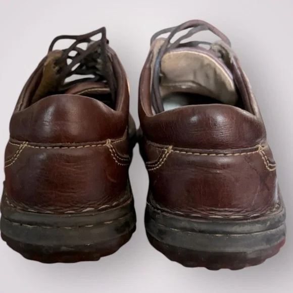 Born Brown Leather Lace Up Oxford Classic Comfort Shoes Women’s Size 9.5 - Picture 7 of 11